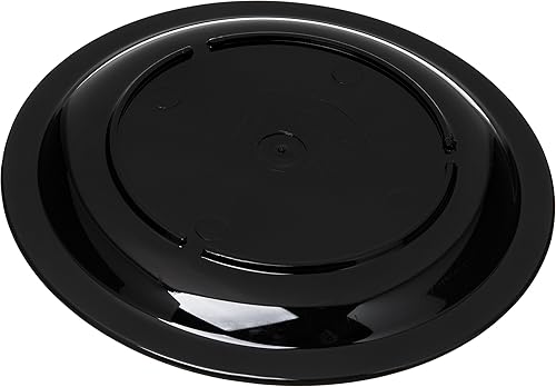 Miniatura 4 de Carlisle, platos de policarbonato de larga duración, Negro, 48