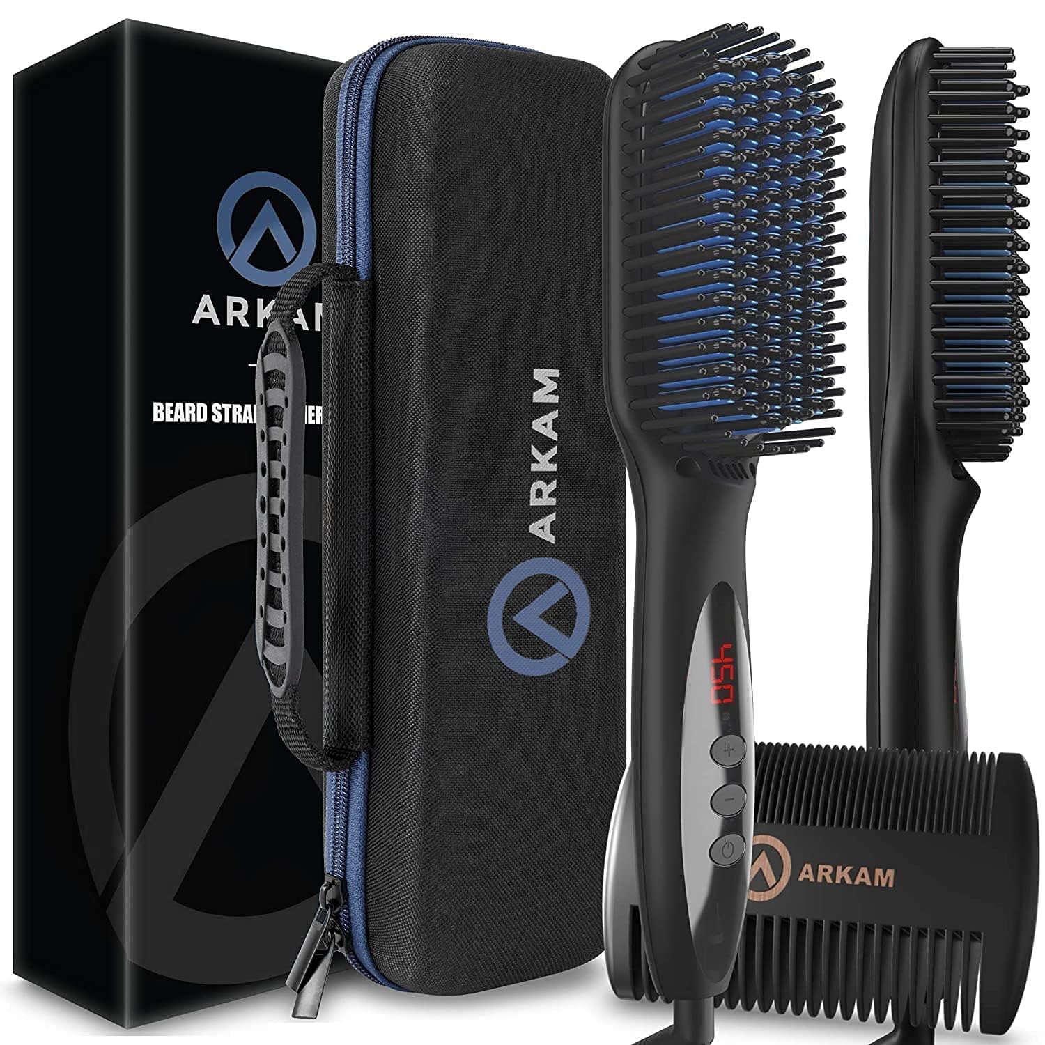 Arkam Beard Straightener - Tame Frizz & Style -1