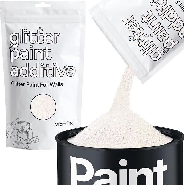 Vernice glitterata per pareti emulsione additiva iridescente in madreperla vernice acrilica microfine per interni 100 g/3,5 oz