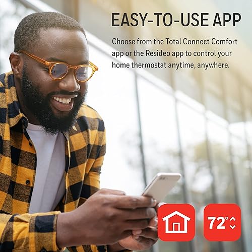 Miniatura 9 de RTH9585WF1004 - Termostato de color inteligente Wi-Fi, 7 días programables, pantalla táctil, certificado Energy Star, compatible con Alexa