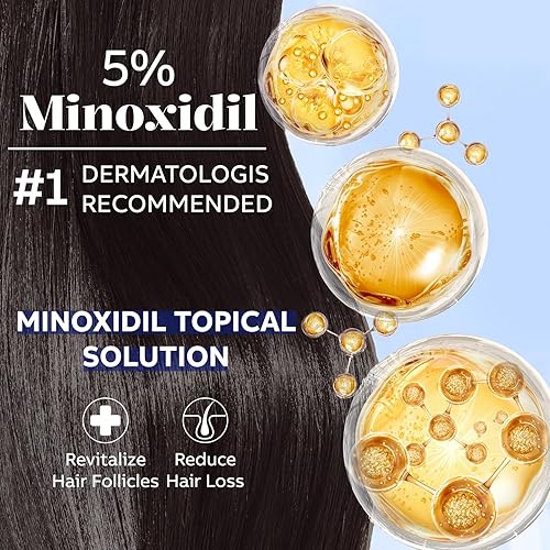 Miniatura 3 de 5% de minoxidil para cabello de hombres, minoxidil para mujeres para el crecimiento del cabello, spray de minoxidil para hombres y mujeres,