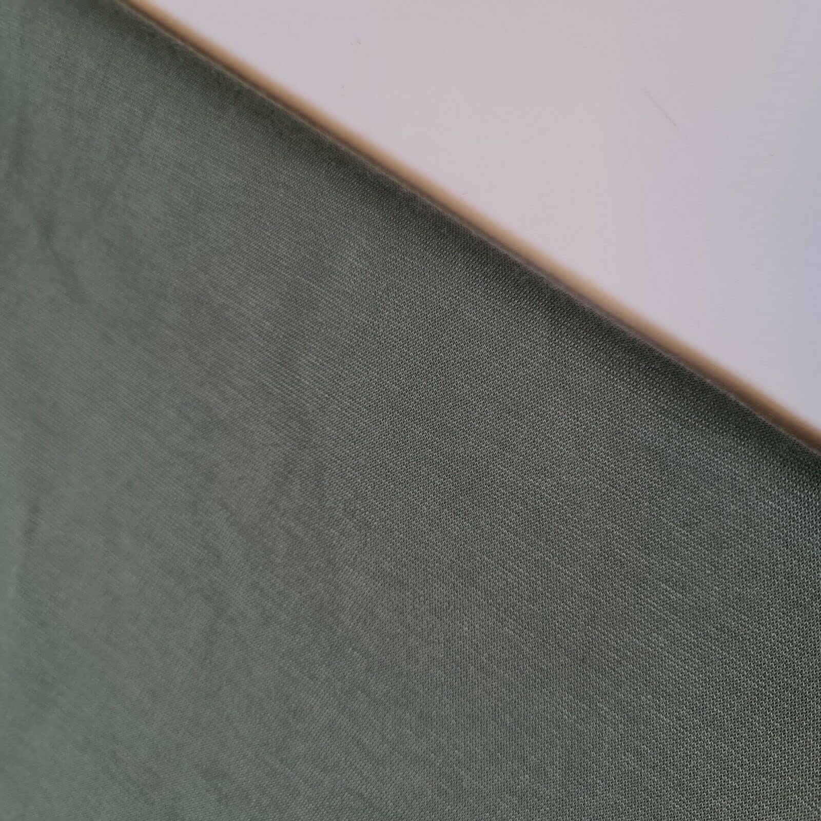 Khaki Plain Ponte Roma Stretch Rayon Spandex Jersey Dress Fabric 58" - 150 cm Wide Sold As 1 Meter Pre - Cut Lengths - Image 3