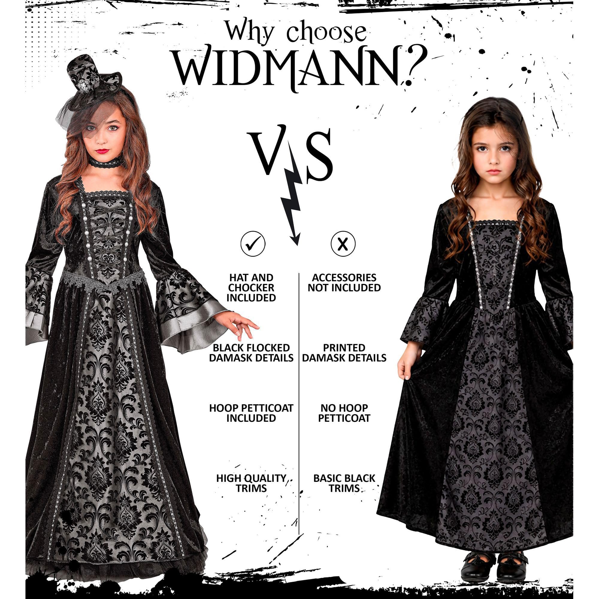 W WIDMANN MILANO Party Fashion Costume da contea scura per bambini