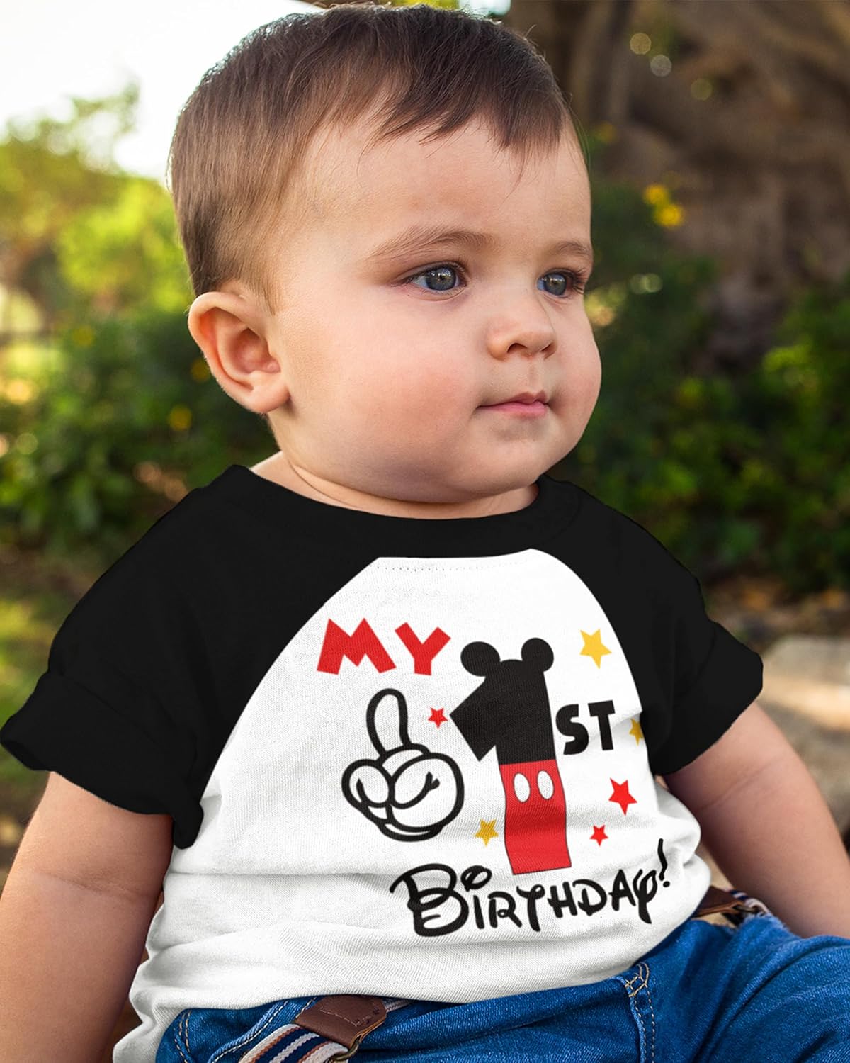 Luke & Lulu First Birthday Outfits for Baby Boys Shirts - Mouse Theme, One, 1st Birthday - Image 4