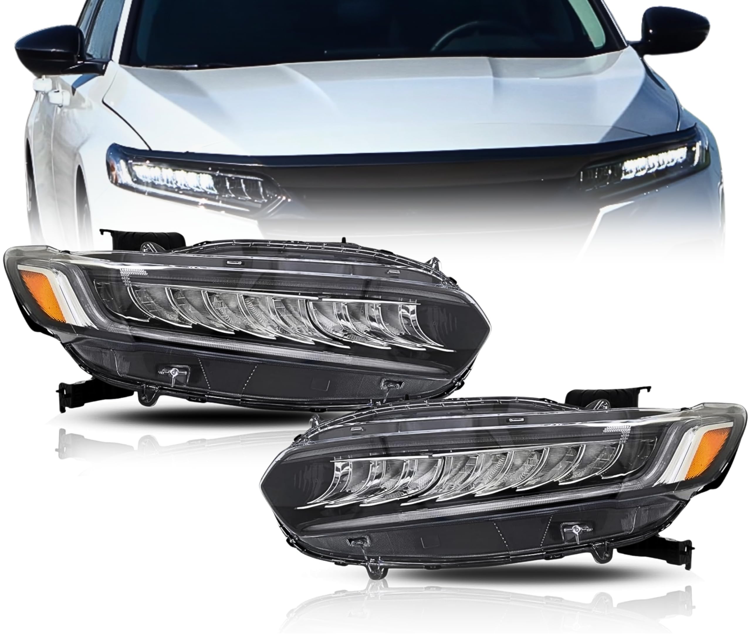 Beat Light デモ Amazon.com: Full LED Headlights Replacement for Honda 2021-2022