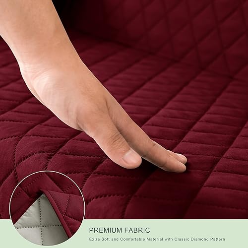 Vista 281 de Chun YI. - Funda reversible para sofá, funda para sillón, fácil de instalar, lavable, cubiertas para sala de estar. Negro