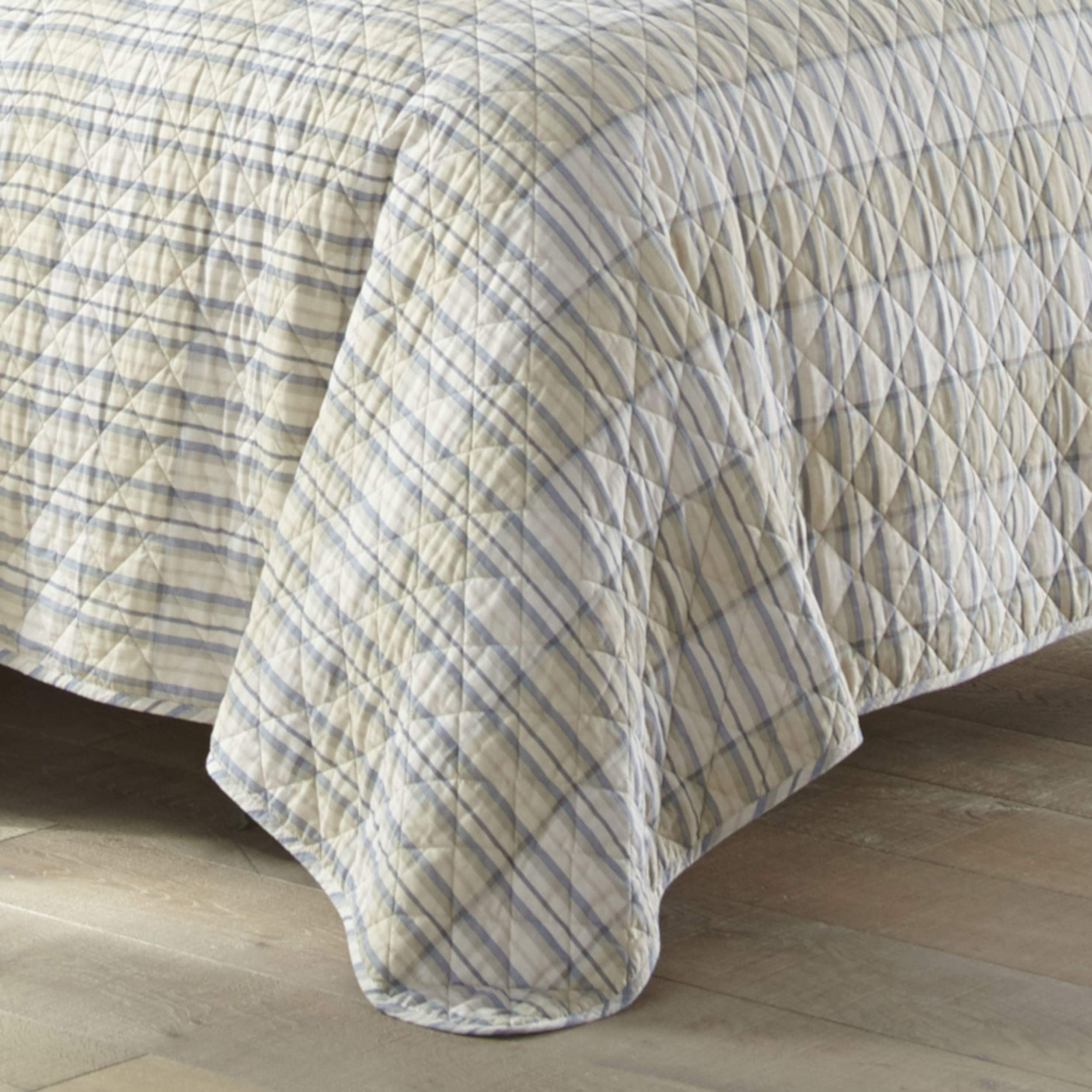 Stone Cottage Set di biancheria da letto reversibile in cotone, per tutte le stagioni, per casa e casa, colore: blu Lancaster, king size