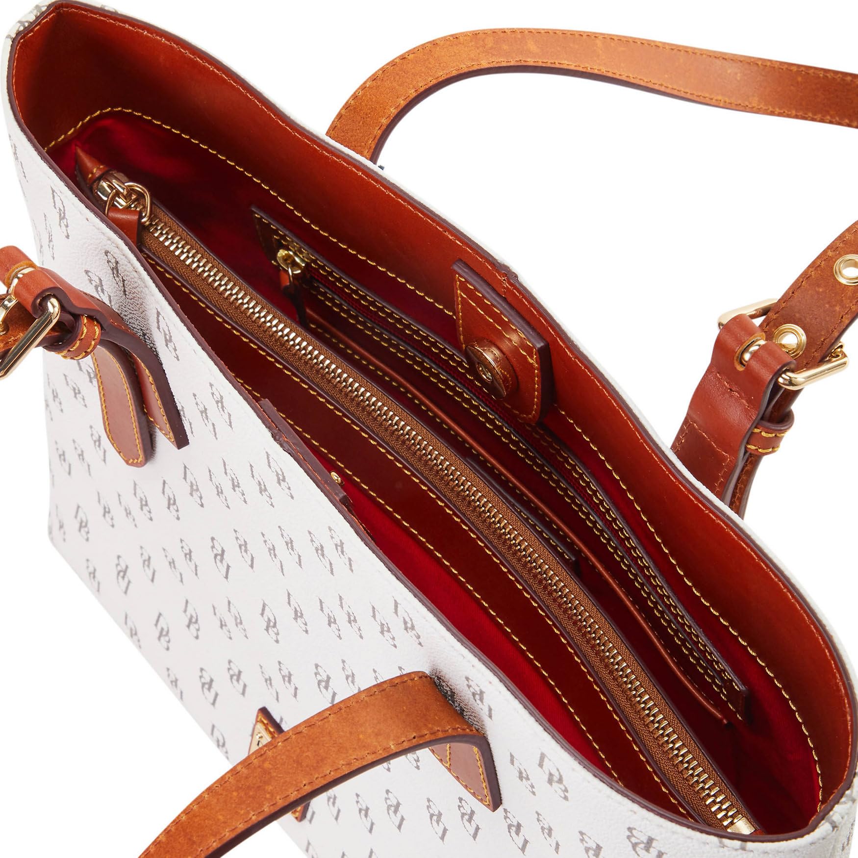 Dooney & Bourke Handbags for Women, Gretta Hanna Small Tote Bag with Zipper Compartment