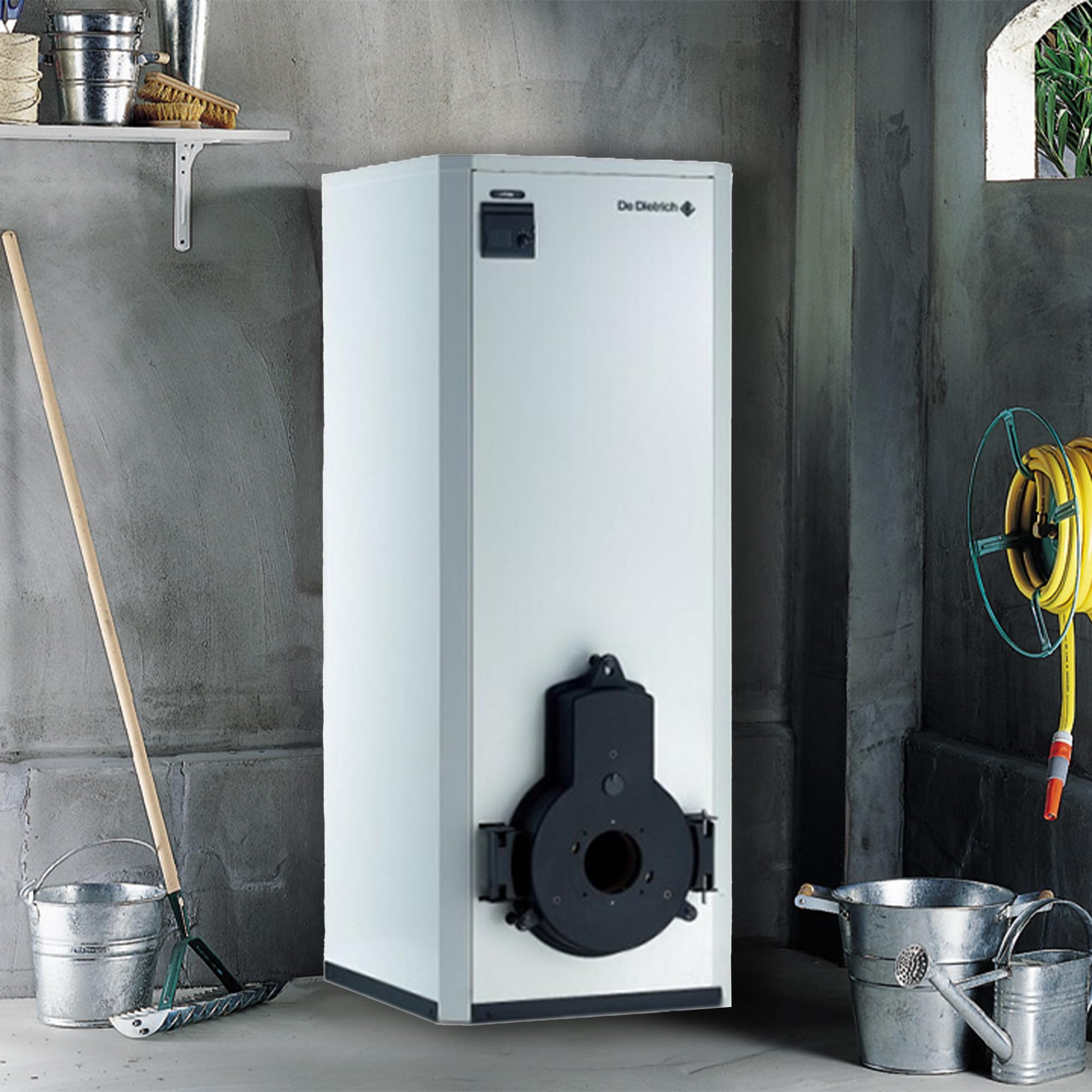 Chaudière sol acier fioul/gaz PREMYS CA 35/150-2 pour chauffage et eau chaude sanitaire à équiper d'un brûleur FL4 Réf 1