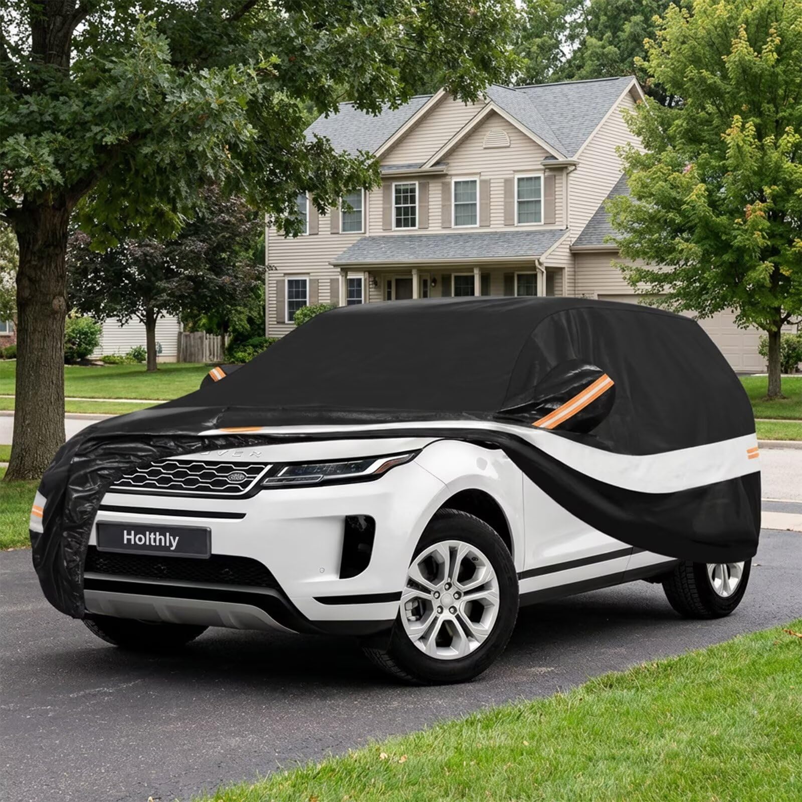 Bache Voiture Exterieur SUV pour Range Rover Sport（2013-2026） Housse Voiture à 10 Couche,Bache Voiture 100% Imperméable,Bâche Protection Voiture écran Solaire,Protection UV,Anti Rayures