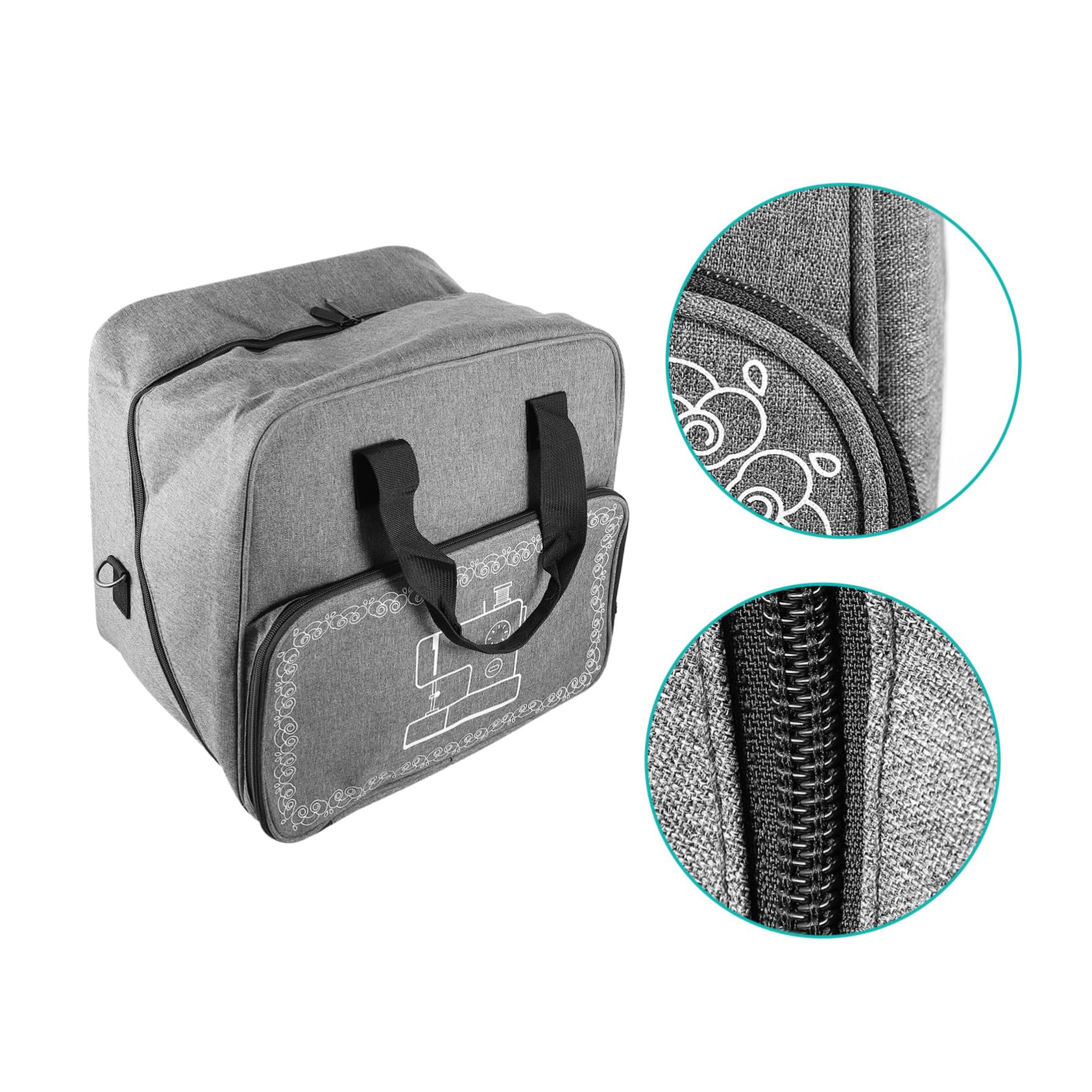 Alipis Borsa per Macchina da Cucire Portatile, Ampio Apertura e Leggera