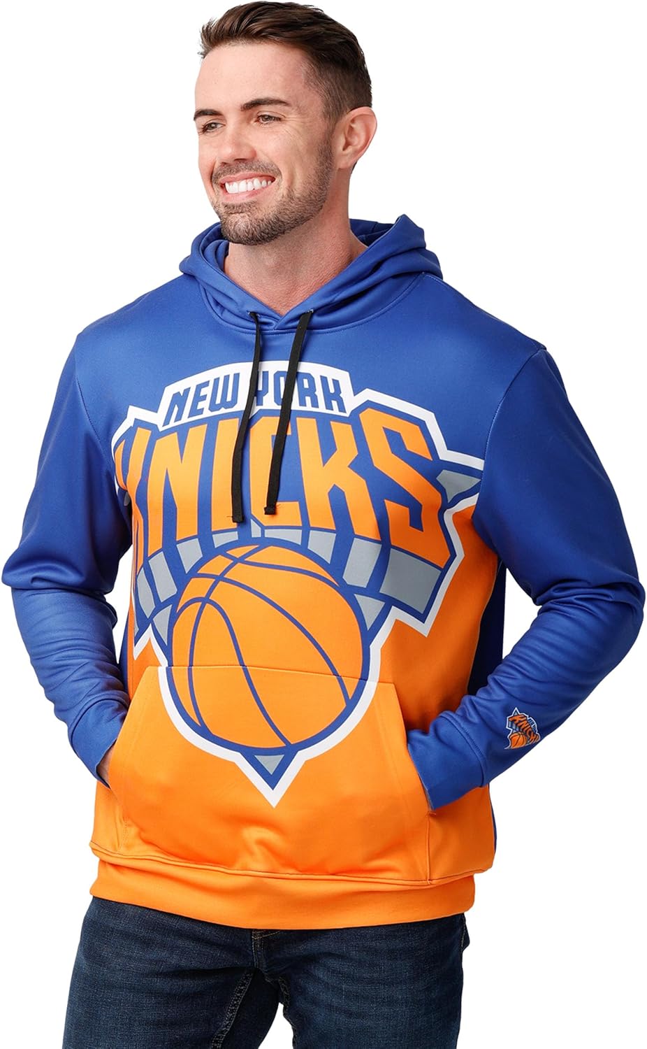 FOCO NBA mens Nba Team Logo Fashion Long Sleeve Pullover Hoodie