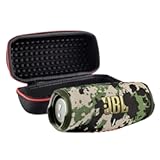 Charge 5 Wireless Bluetooth Speaker &lpar;Squad&rpar; &vert; Rugged IP67 Waterproof Outdoor Audio with Deep Bass & 20H Playtime &vert; Includes Protective Travel Case for Beach&comma; Hiking&comma; Camping&comma; and More