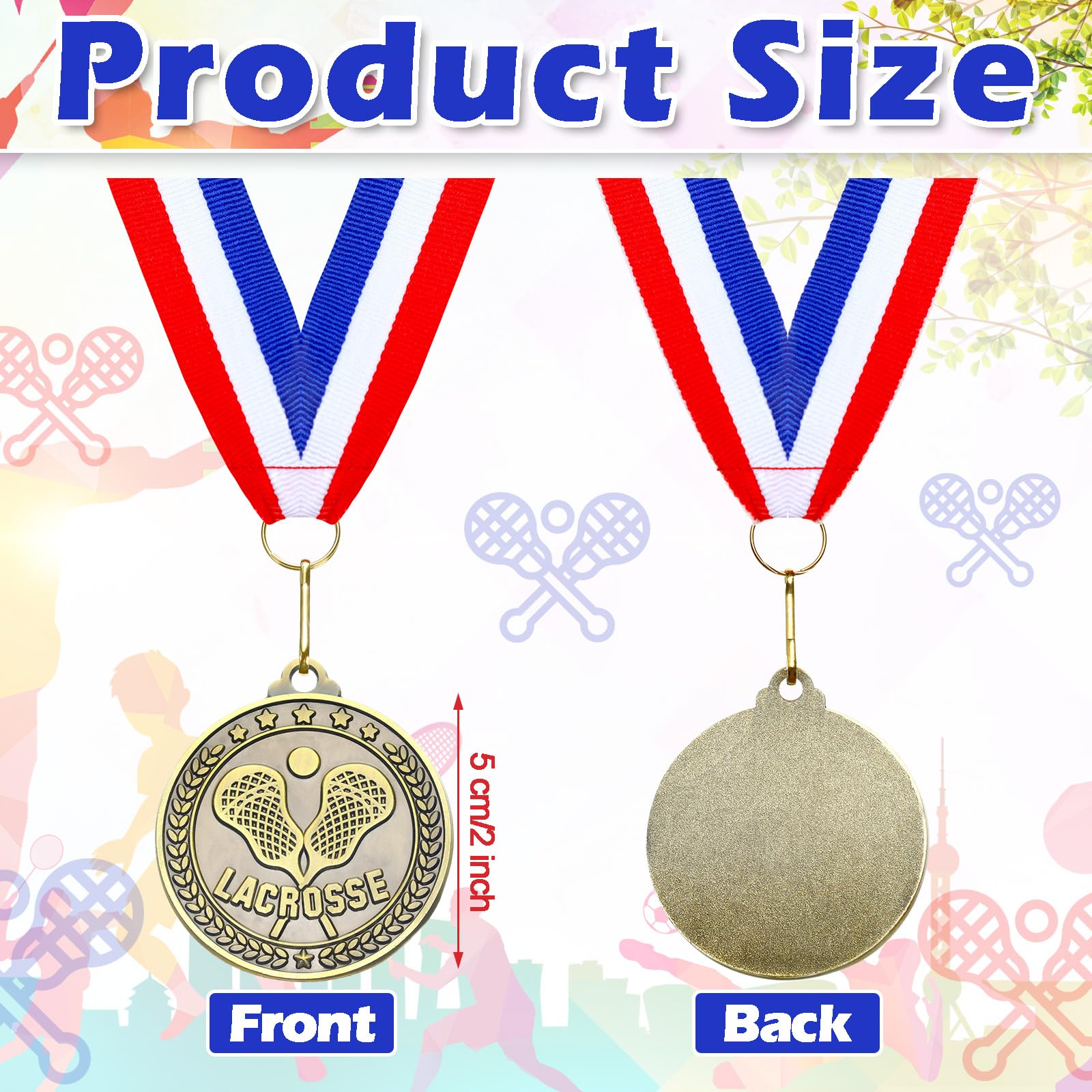 Remuuly 30 medallas de oro a granel de 2 pulgadas para baloncesto, fútbol, béisbol, voleibol, fútbol, lacrosse, kickball, animadora, bolos, medallas para premios para participación deportiva, regalo