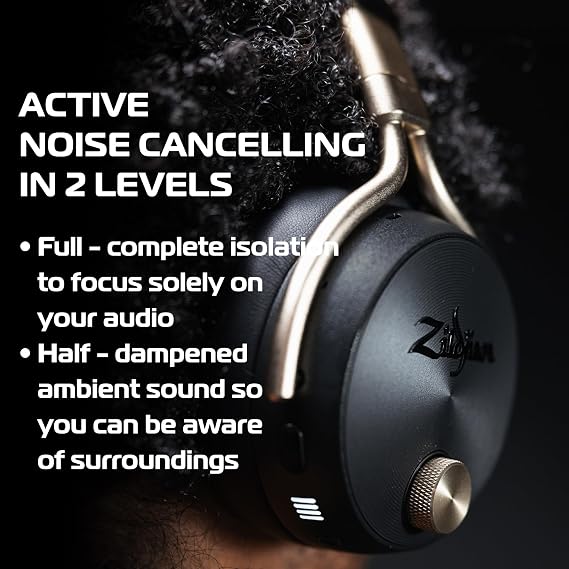 Zildjian ALCHEM-E Perfect Tune Over-Ear Headphones - Black