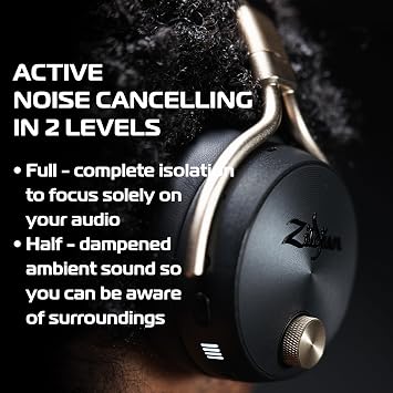 Zildjian ALCHEM-E Perfect Tune Over-Ear Headphones - Black
