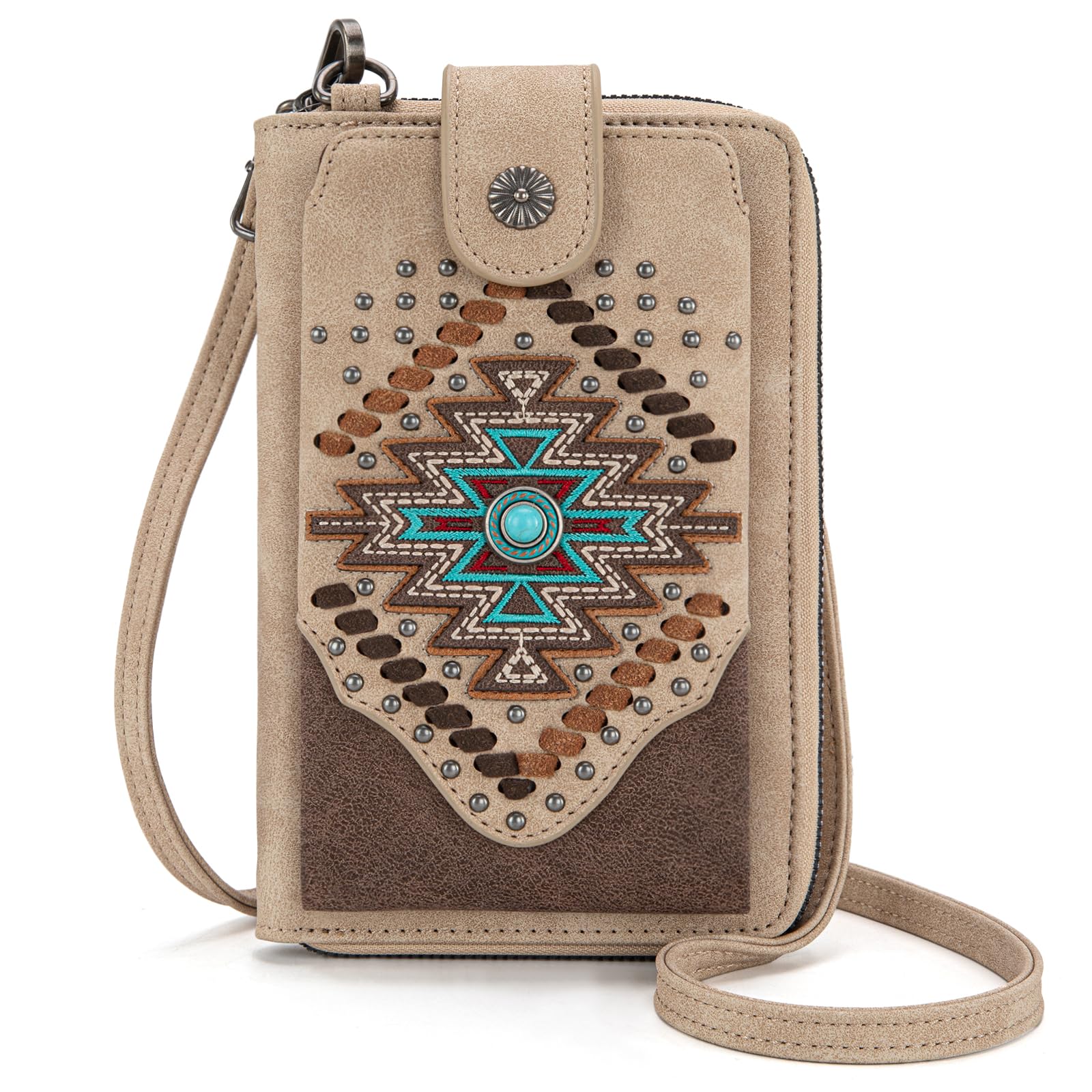 Montana West Small Crossbody Bags for Women Western Handbag with Cash Slots