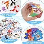 Jeux de cartes Go Fish, Old Maid, Slap Jack et la mémoire Match-4 Decks in 1 Pack, Jeux de cartes classiques pour les enfants Les enfants, Jeux amusants pour la soirée de jeux de famille, Cadeaux d'appui pour garçons et filles