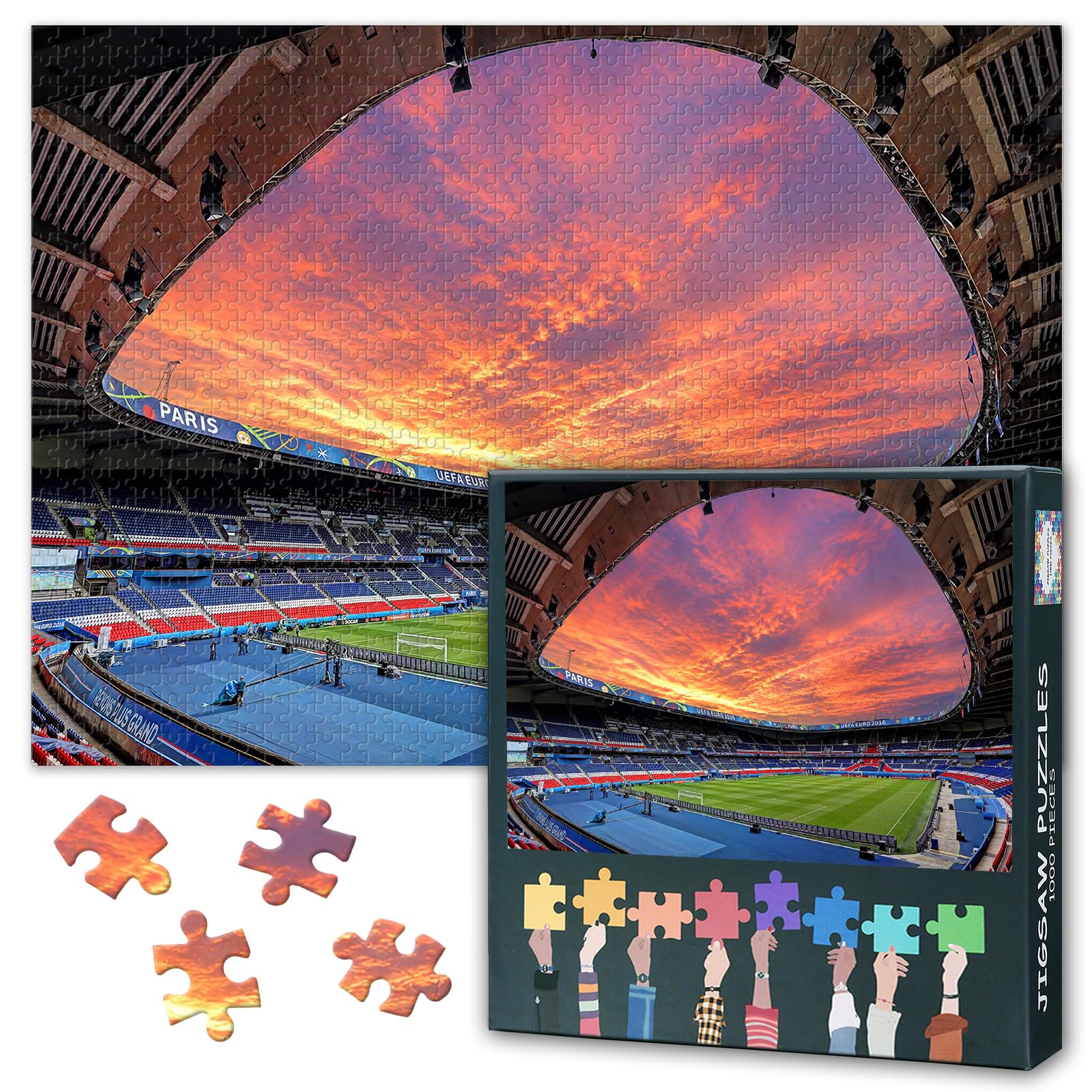 TISHIRON Stadium Parc des Princes, Paris-1000 Piece Puzzle for Adults — image 1