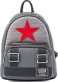 Amazon.co.jp: Loungefly x Marvel Winter Soldier コスプレバック