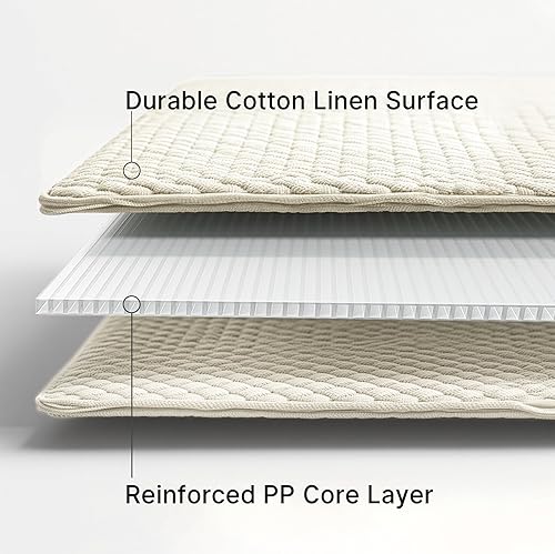 Miniatura 4 de Vailando Organizador colgante de armario de 6 estantes con 3 cajones, 2 organizadores de armario separables de 3 estantes y almacenamiento para