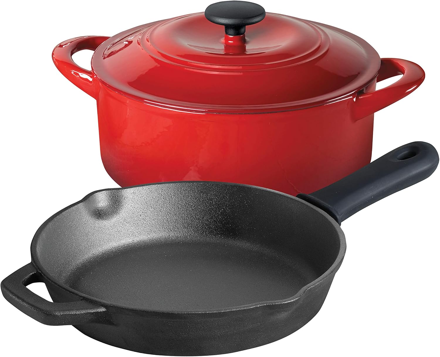 Tramontina Cookware Set Essential Cast Iron 3Piece (Red