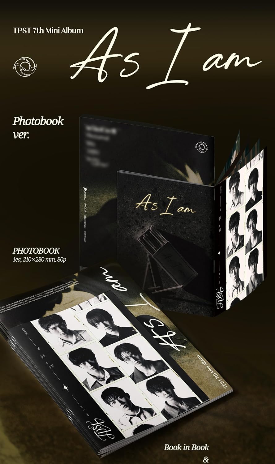 TEMPEST As I am 7th Mini Album with Tracking Sealed (2 Version Set:Photobook+Jewel)