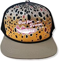 Vista 25 de ThatsRad Out for Trout Corduroy Snapback Sombrero Gorra Pesca con Mosca Pescador