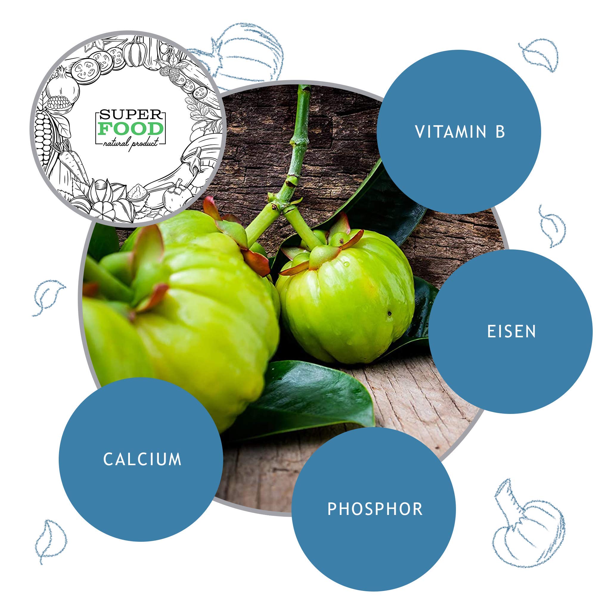 Saint Nutrition® GOODNIGHT F-BURN Kapseln Vegan - 1 Kapsel für die Nacht mit Garcinia Cambogia - für Männer & Frauen, schnell + hochdosiert