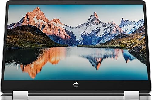 Miniatura 2 de HP Laptop Chromebook convertible 2 en 1 2022, pantalla táctil HD IPS de 14 pulgadas, procesador Intel Celeron de hasta 2.75 GHz, 4 GB de RAM, 32 GB