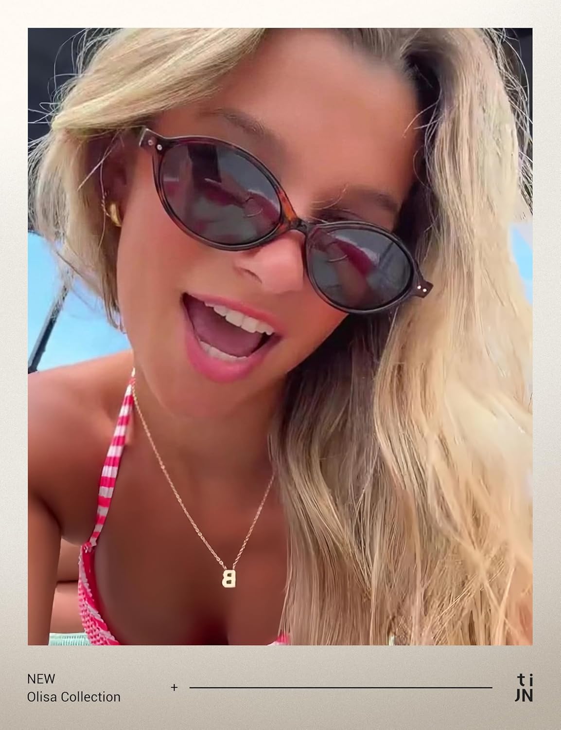 TIJN Olisa Retro Oval Sunglasses for Women & Men – Polarized UV400 Protection, Lightweight Stylish Frame, Trendy Sun Glasses - Image 9