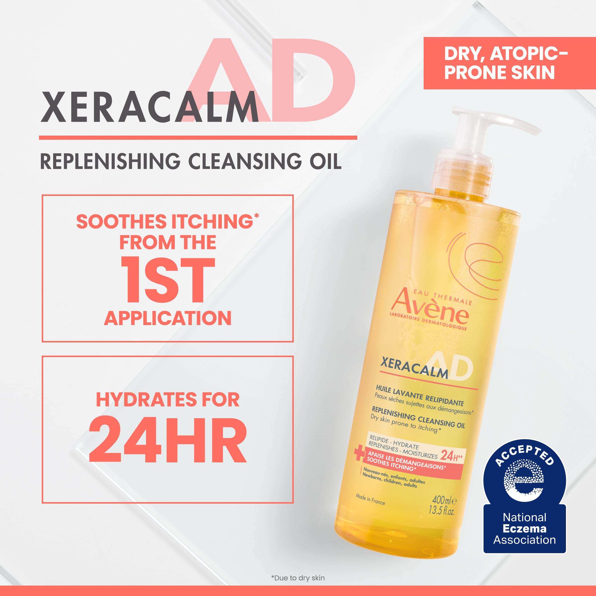 Avene XeraCalm Huile Lavante Atopik Ciltler İçin Temizleyici, 400 ml