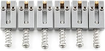 Amazon.co.jp: Musiclily Ultra 10.5mmブラス製ギターローラーブリッジ