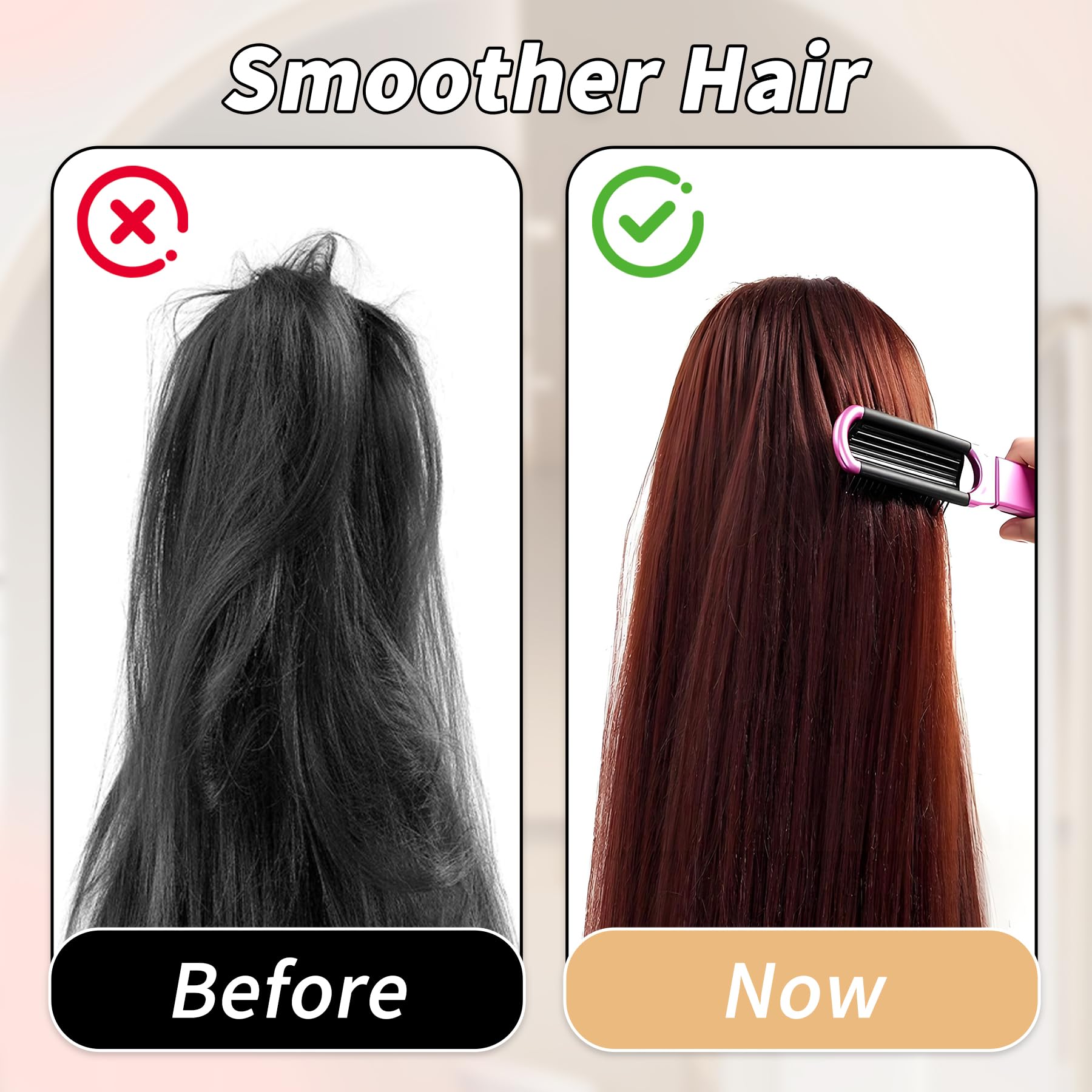 YPYMOD Spazzola per Capelli da Viaggio con Mini Specchio, Pieghevoli Spazzola Pettine per Massaggi Strumenti compatti per Lo Styling dei Capelli per Palestra, Viaggi, Borsa, Nuoto(Viola)
