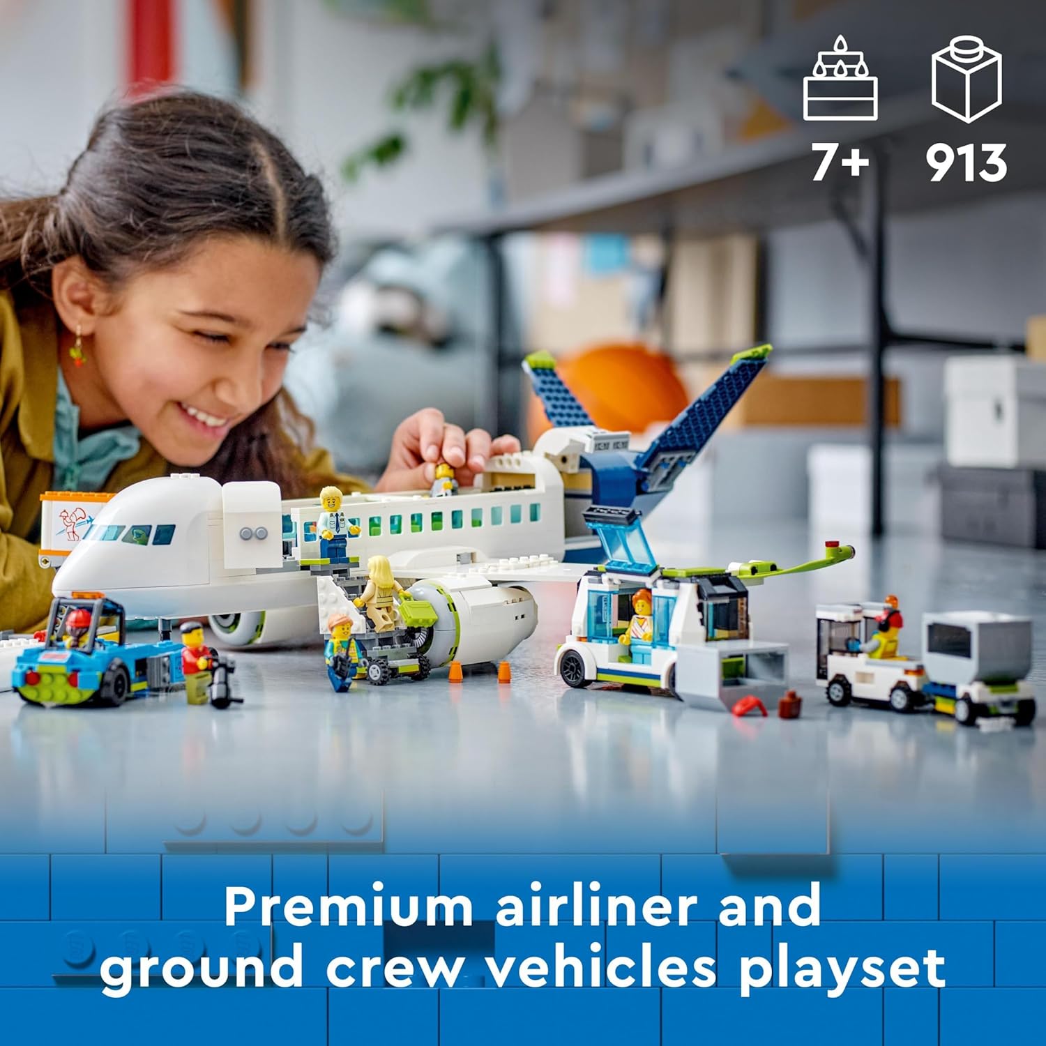 LEGO City Passenger Aeroplane Toy Building Set, Martinique Ubuy