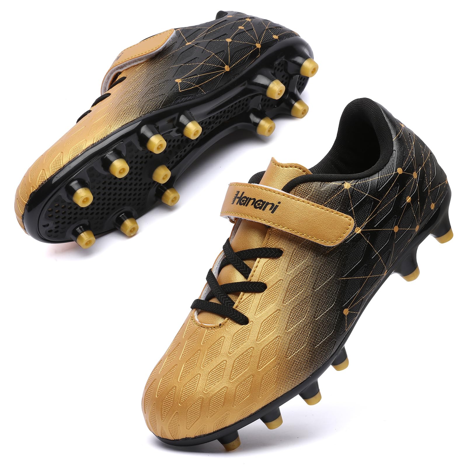 Boys Football Boots Shoes Kids Girls FG/AG Soccer Athletics Training Sport Running Shoes Profession Competition Teenager Indoor Outdoor Cleats Sneakers for Unisex — view 16