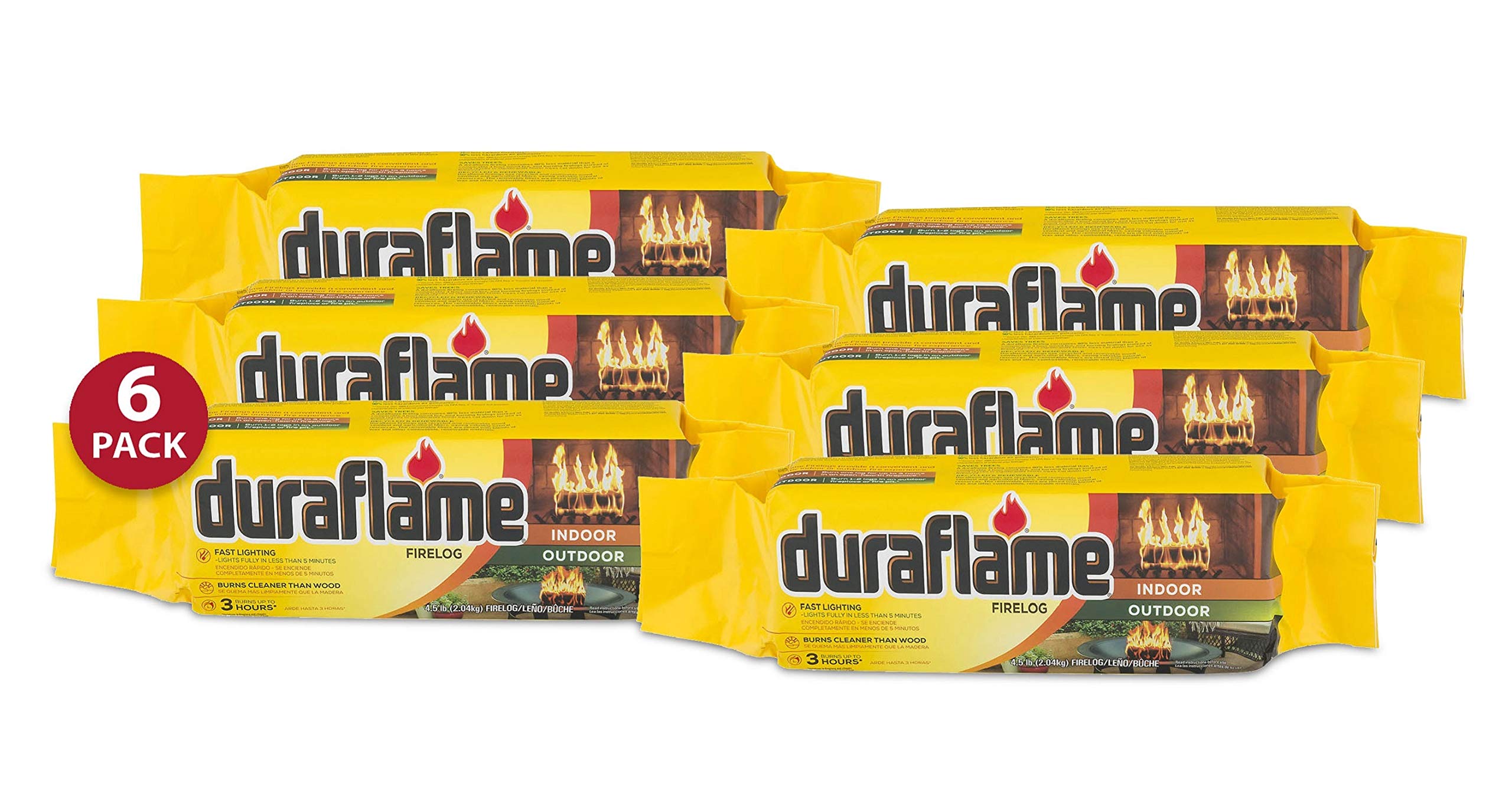 デュラフレーム 2箱セット duraflame Amazon.co.jp: duraflame (デュラフレーム) 4.5ポンド 3時間 薪 6