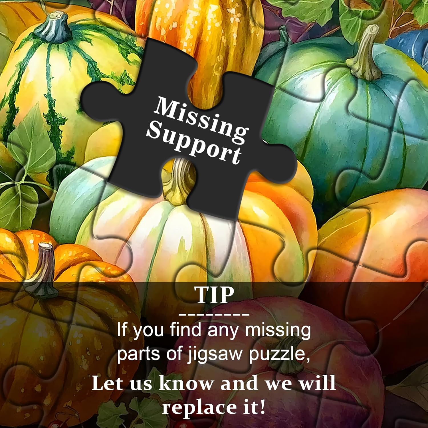 Fall Pumpkin Puzzles for Adults 1000 Pieces, Autumn Thanksgiving Puzzle Harvest Glow, Colorful Autumn Pumpkin Jigsaw Puzzles Challenge Seasonal Puzzle