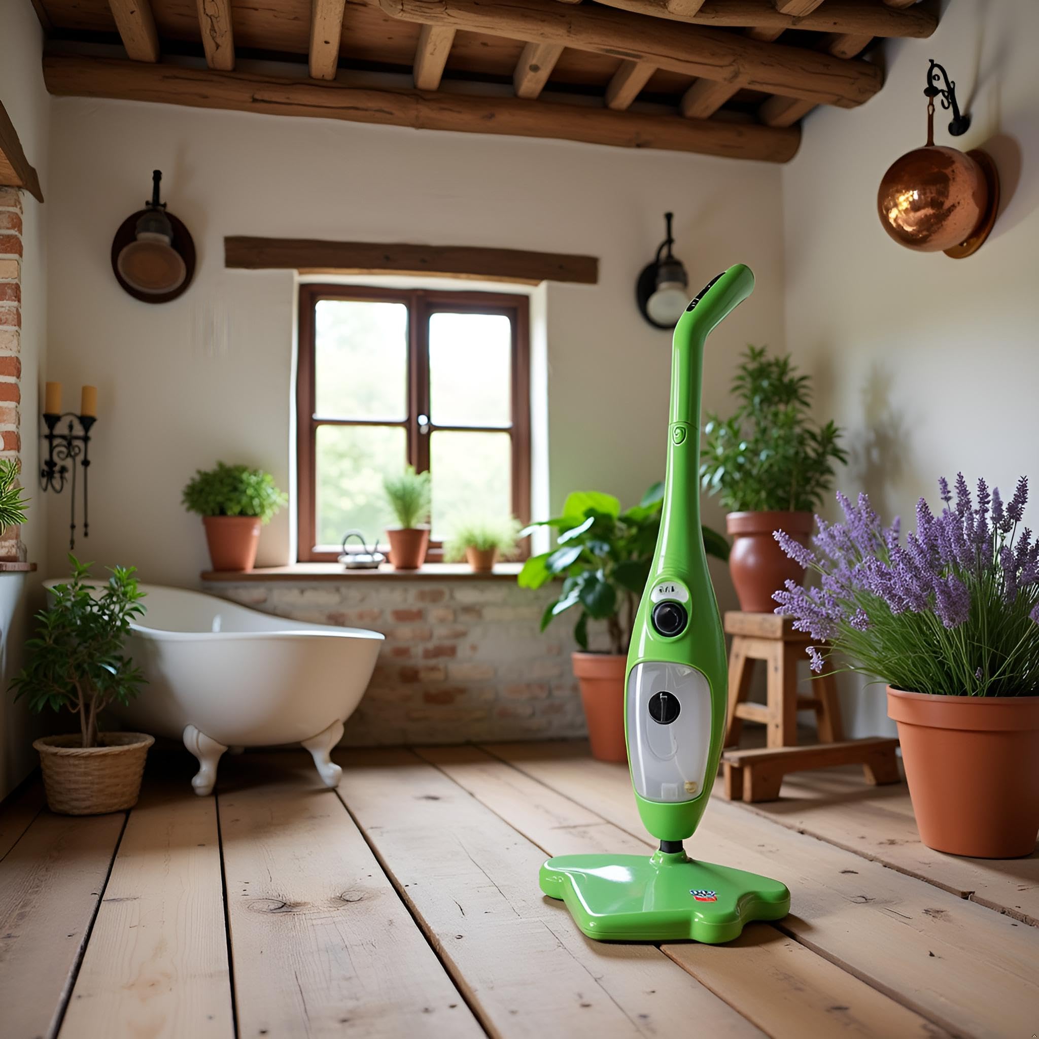 H2O Mop X5 Scopa a Vapore Igienizzante Sterilizzatore Lavapavimenti