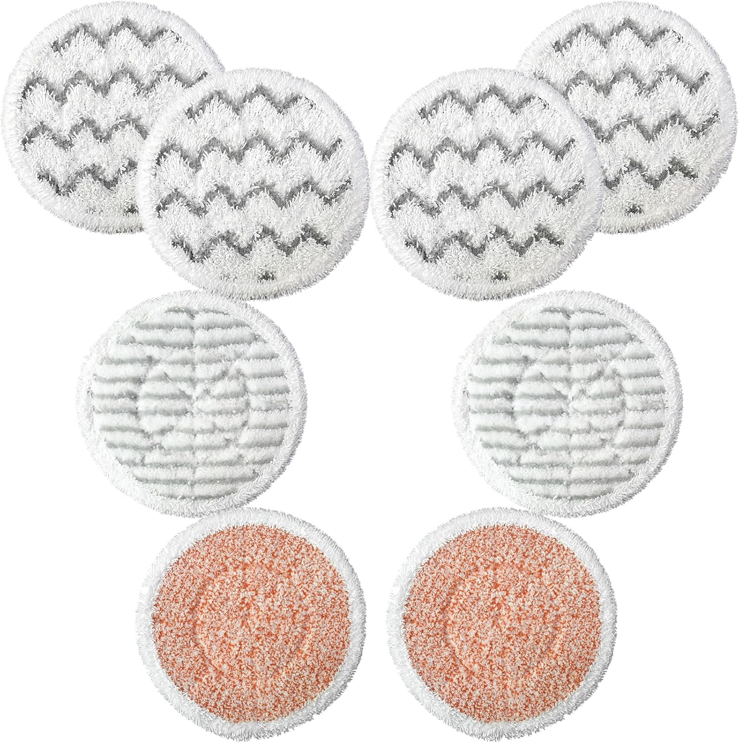 JoyBros Upgraded Rotating Steam Mop Pads Compatible with