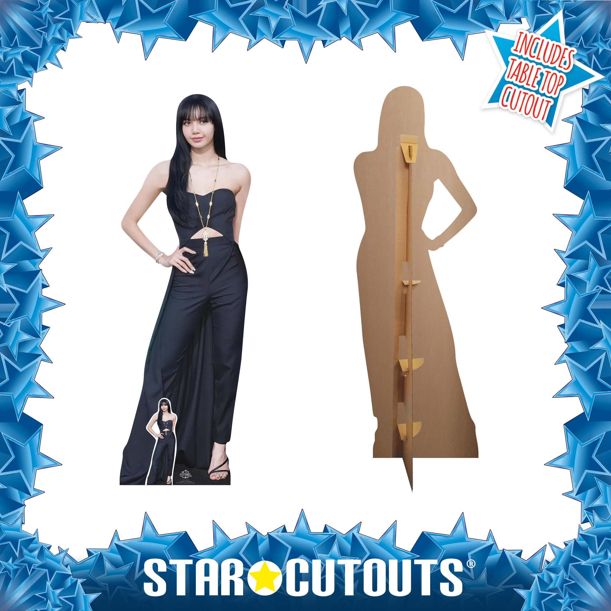 Star Cutouts CS1310 Sagoma in cartone a grandezza naturale di Lisa K-Pop, divertente espositore per fan della musica, decorazione per feste e collezionisti, 168 cm