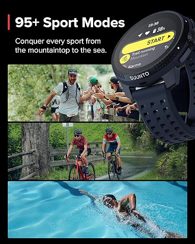 Miniatura 8 de SUUNTO Raza Reloj deportivo GPS, pantalla a color AMOLED grande y brillante, batería de larga duración