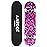 Amrgot Skateboards for Beginners,31 * 8 inches Complete Skateboards for Kids,Boys,Girls and Adults,7 Layer Maple Wood,Double Kick Deck Concave Standard and Tricks Skateboard (Purple Graffiti)