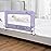 ComfyBumpy 1-Pack Bed Rail for Toddlers 35.5 L x 19.5 H | Toddler Bed Rails for Twin, Full & Toddler Bed Size | Swing Down Bed Rail Guard | Baby Bed Side Rail for Kids | Purple