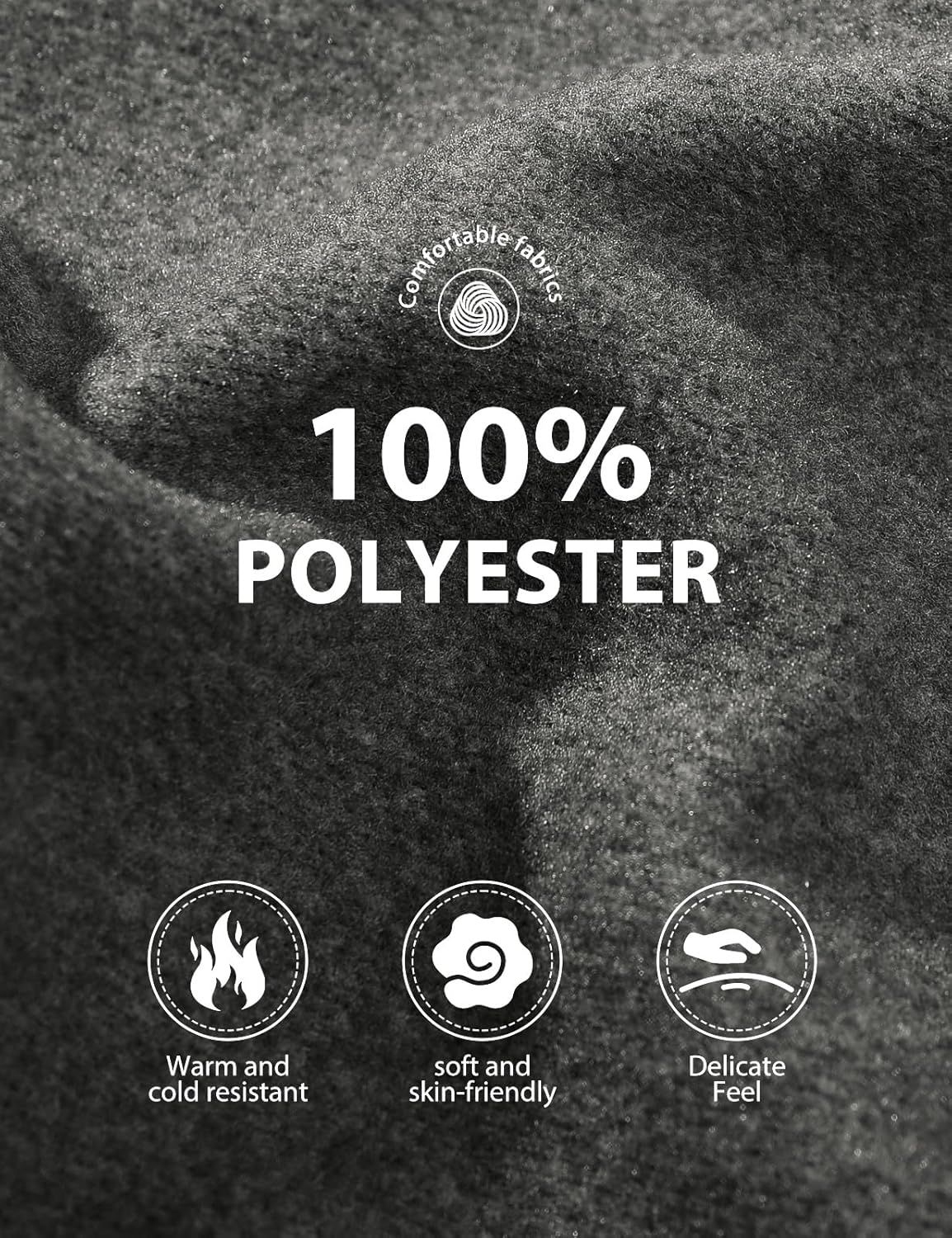 Women's Winter Single Breasted Pea Coat Casual Stand Collar Overcoat Work Office Classic Jacket with Pockets - Image 4