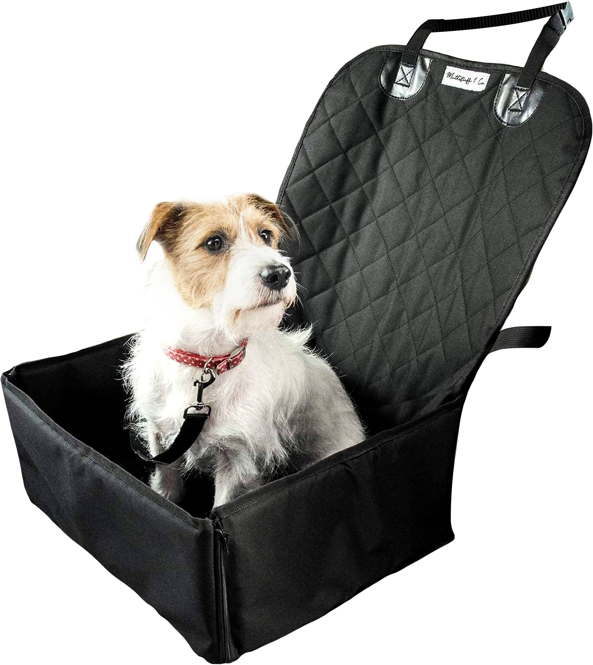MuttStuff & Co Dog Car Seat Waterproof Booster Seat Puppy Seat Belt