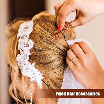 Chuangdi 24 Pcs Hair Side Combs,11 Teeth Side, 23 Teeth Side