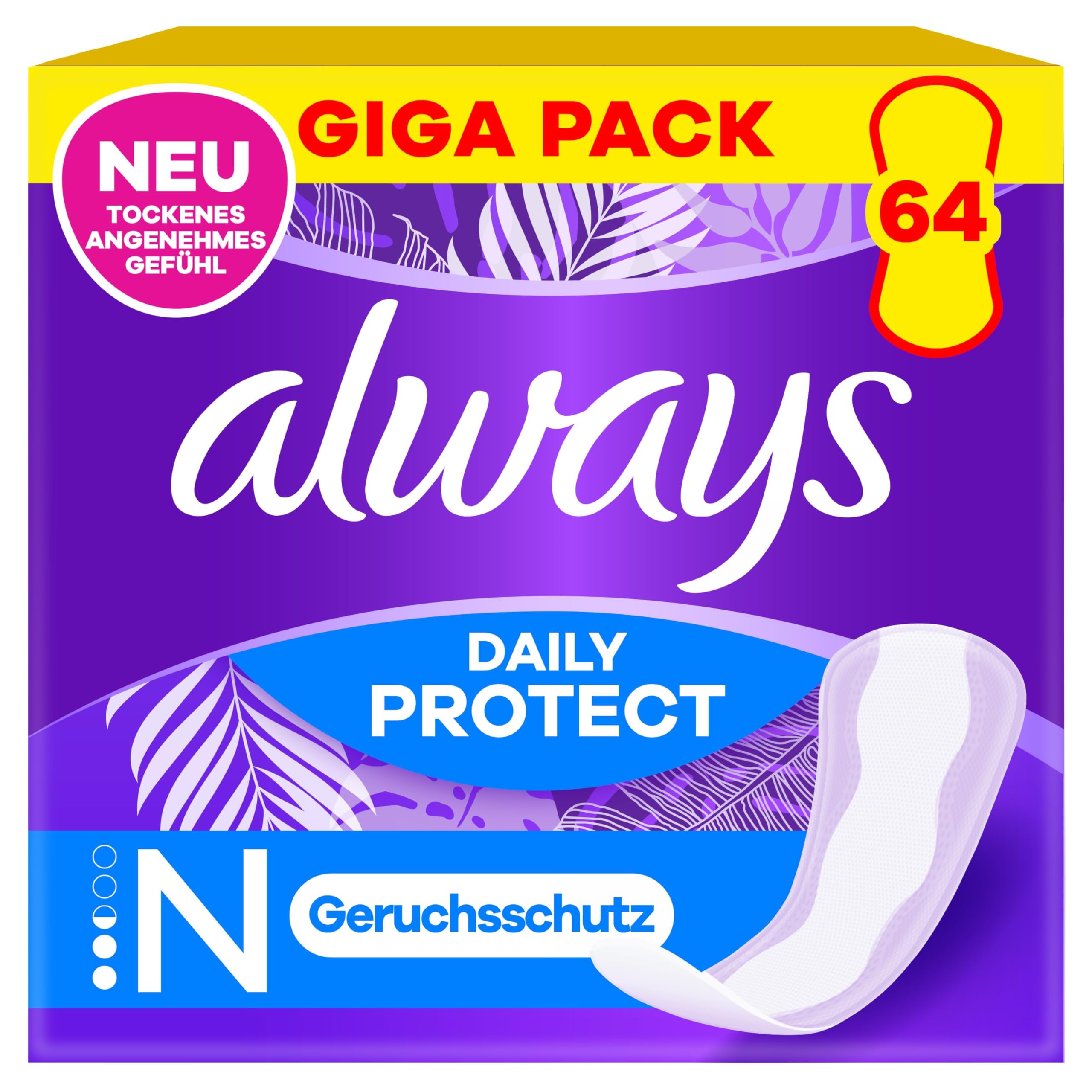 Always Daily Protect Slipeinlagen 64 Stück