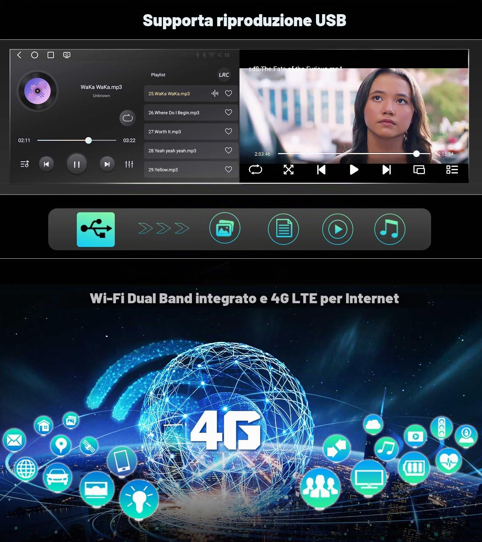 4GB+64GB Android 14 Snapdragon 8 Core Autoradio per BMW X5 E53 Stereo Bluetooth GPS Navigatore Auto Touch schermo Wireless CarPlay Wifi Bluetooth 5.1 DSP Canbus DAB+ DVR DSP IPS