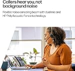 Poly Voyager 4320 UC Casque sans fil & Support de charge (plantronics) - Écouteurs stéréo avec micro de boom pour le bruit - Connecter PC/Mac/Mobile via Bluetooth-Works w/Teams (Certifié), Zoom-Amazon Exclusive